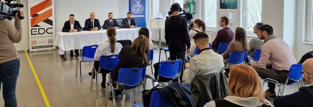 Sajtótájékoztatón jelentették be a Beszállítói Fórum megrendezését, amit 2024. március 7-én rendeznek meg Debrecenben